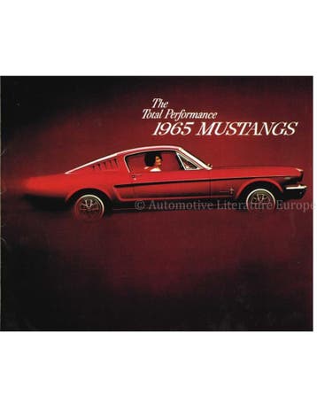 1965 FORD MUSTANG BROCHURE ENGELS (USA), Boeken, Ophalen of Verzenden, Nieuw