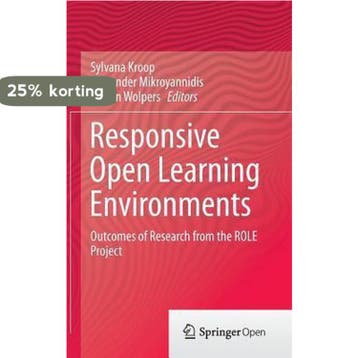 Responsive Open Learning Environments 9783319023984, Verzenden, Nieuw, Sylvana Kroop
