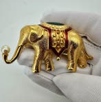 Monet - Metaal, Verguld - Broche, Nieuw