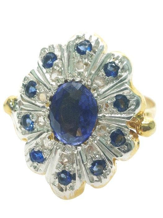 Sans prix de réserve - Bague - 9 carats Argent, Or jaune, Bijoux, Sacs & Beauté, Bagues