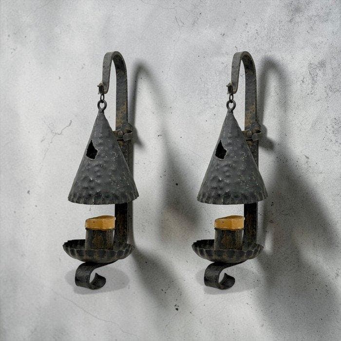 Kandelaber Kerk (2) - IJzer, Antiquités & Art, Curiosités & Brocante