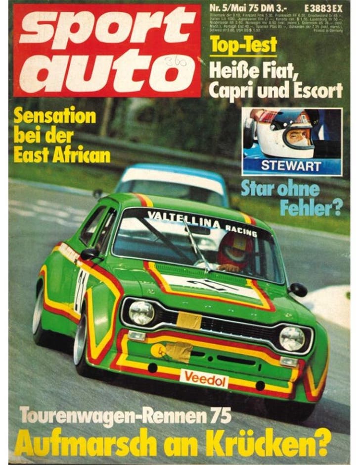 1975 SPORT AUTO MAGAZINE 05 DUITS, Boeken, Auto's | Folders en Tijdschriften, Ophalen of Verzenden