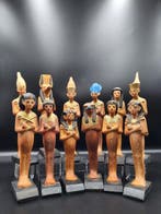 Collection de 12 statuettes égyptiennes – Éditions Atlas – -