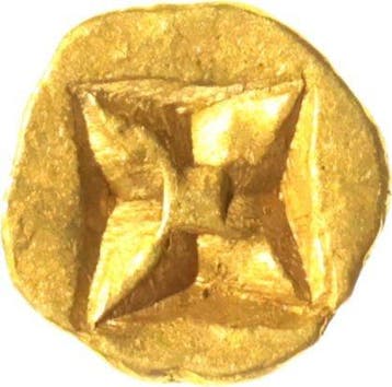 Nederlands-Indië - Sumatra - Srivijaya. 1/16 Mas gold Masa, Postzegels en Munten, Munten | Nederland