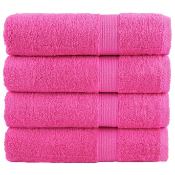 vidaXL Badhanddoeken SOLUND 4 st 600 g/m² 100x150 cm, Verzenden, Nieuw