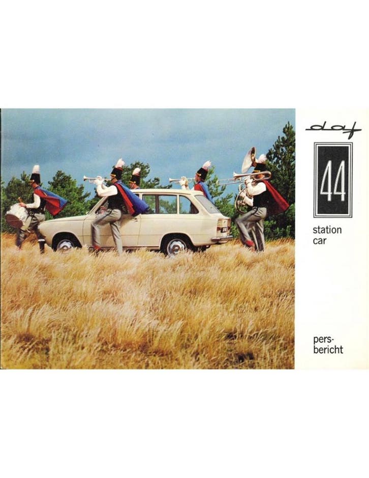1966 DAF 44 STATIONCAR BROCHURE NEDERLANDS, Livres, Autos | Brochures & Magazines, Enlèvement ou Envoi