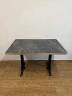 Gebruikte Tafel (120x80cm) - T1525- Vintage/Café, Huis en Inrichting, Tafels | Eettafels, Ophalen, Nieuw