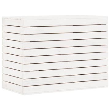 Panier linge pin massif blanc - Retour - 60% remise, Verzenden