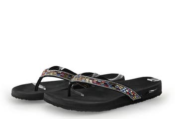 Skechers Slippers in maat 39 Zwart, Kleding | Dames, Slippers, Skechers, Verzenden, Zwart
