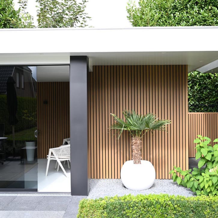 Breed profiel rhombus rabatdelen / composiet gevelbekleding, Doe-het-zelf en Bouw, Hout en Planken, Overige houtsoorten, 250 tot 300 cm