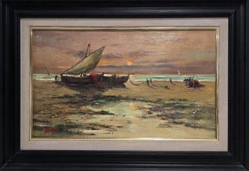 Joan Canós (1928-2025) - Atardecer marinero