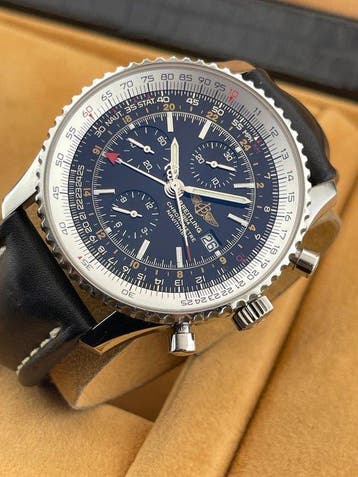Breitling - Navitimer World - A24322 - Homme - 2010, Handtassen en Accessoires, Horloges | Heren, Nieuw