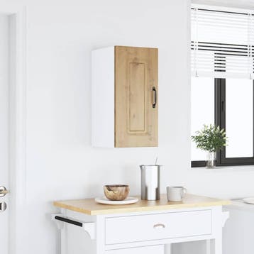 vidaXL Keukenbovenkast Kalmar bewerkt hout artisanaal, Verzenden, Nieuw