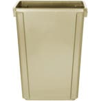Afvalbak | Kunststof | Beige | 60L | Open |, Verzenden