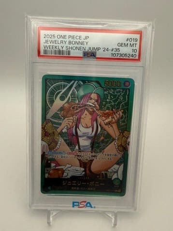 Bandai - 1 Graded card - One Piece - Jewelry Bonney #019, Nieuw