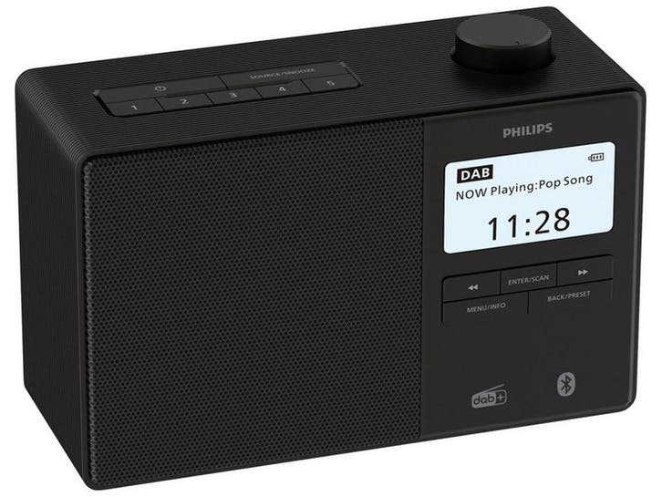 Philips TAR5600/00 - Draagbare radio - Bluetooth 5.3 IPX4, Audio, Tv en Foto, Radio's, Zo goed als nieuw, Verzenden
