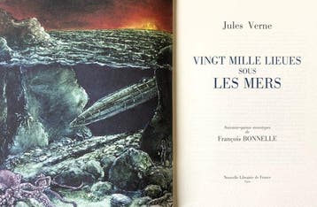 Jules Verne / François Bonnelle - Vingt mille lieues sous, Antiek en Kunst