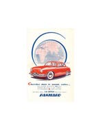 1956 PANHARD DYNA BROCHURE FRANS, Ophalen of Verzenden, Nieuw