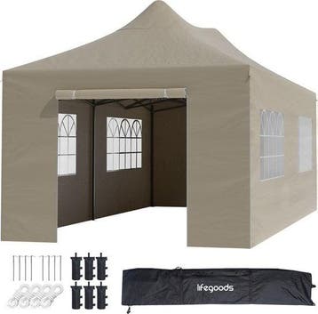2dekans | LifeGoods Partytent - Paviljoen - EasyUp -, Tuin en Terras, Ophalen of Verzenden, Nieuw