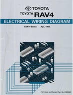 1994 TOYOTA RAV4 ELECTRISCH SCHEMA WERKPLAATSHANDBOEK