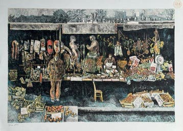 Robert Carroll (1934-2016) - Mercato della ghiaia, Antiek en Kunst