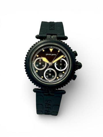 Gérald Genta - Gefica Chronograph Safari – 1990s - Unisex -