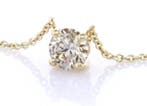 Zonder minimumprijs - Ketting met hanger - 14 karaat Geel