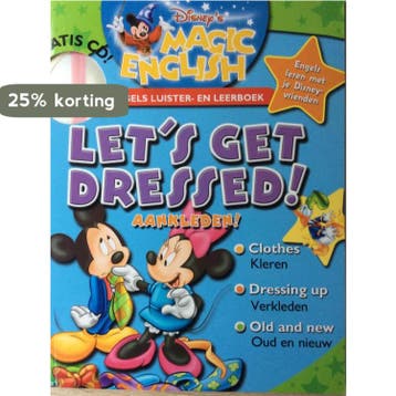 Lets get dressed / Disneys magic English / 12 Disney, Boeken, Verzenden, Gelezen, Disney