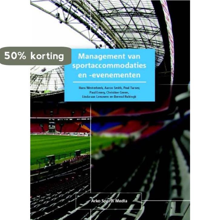 Management van sportaccommodaties en -evenementen, Livres, Économie, Management & Marketing, Envoi