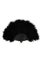 Waaier Luxe Zwart Fan Veertjes Dons Zwarte Handwaaier Vouwwa, Kleding | Dames, Carnavalskleding en Feestkleding, Ophalen of Verzenden