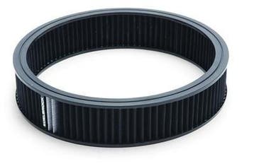 Edelbrock 14 x 3 inch zwart filter, Ophalen of Verzenden, Nieuw