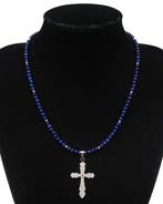 Lapis lazuli - Zegenkruis – Gebed van de Heer – Bescherming,