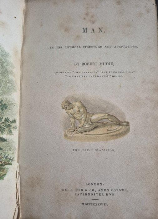 Robert Mudie - Man (Social/Intellectual/Physical) -, Antiek en Kunst, Antiek | Boeken en Manuscripten