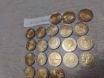 Luxemburg. 2 Euro 2004/2019 (21 coins) (Zonder minimumprijs)
