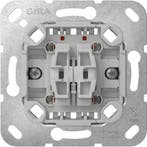 Gira 2-Gang Wip Schakelaar Invoegen 10 AX 250V - 310800, Verzenden