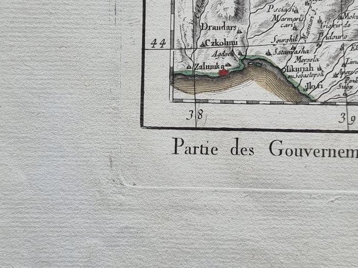 . - Zwarte Zee en Kaspische Zee, Astrakhan en Voronež,, Boeken, Atlassen en Landkaarten