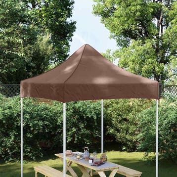 vidaXL Partytentdak 270 g/m² 2x2 m bruin, Verzenden, Nieuw
