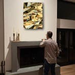 AVA Design - Hurricane Gold Mirrorpremium design, Antiquités & Art