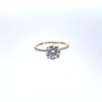 Zonder minimumprijs - Ring - 14 karaat Geel goud - 1.90ct.