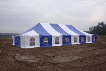 Ambisphere | Pole tent 7x12m WIT Feesttent-Partytent, Nieuw, Partytent