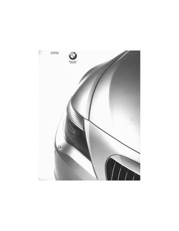2004 BMW 6 SERIE INSTRUCTIEBOEKJE NEDERLANDS, Ophalen of Verzenden