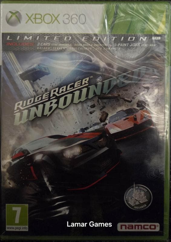 Ridge Racer Unbounded  Limited Edition (xbox 360 nieuw), Games en Spelcomputers, Games | Xbox 360, Ophalen of Verzenden