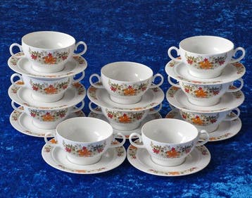 Eschenbach - Soepkom (20) - Venedig Perlrand - Porselein -