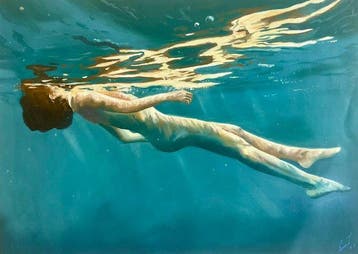 Ernest M. - Mujer Suspendida bajo el Agua