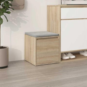 vidaXL Opbergbox met lade 40,5x40x40 cm bewerkt hout sonoma, Verzenden, Nieuw