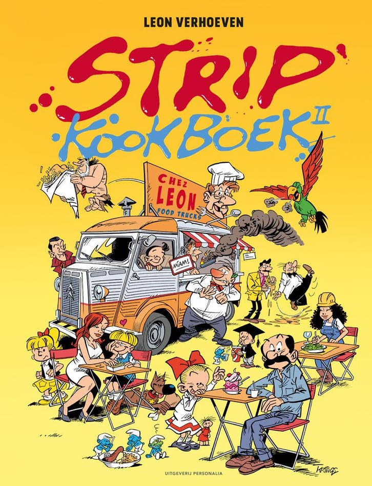 Stripkookboek / 2 9789493234970 Leon Verhoeven, Boeken, Kookboeken, Zo goed als nieuw, Verzenden