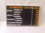 Prijslijsttabel Barbiere Vintage Modernariato - Reclamebord