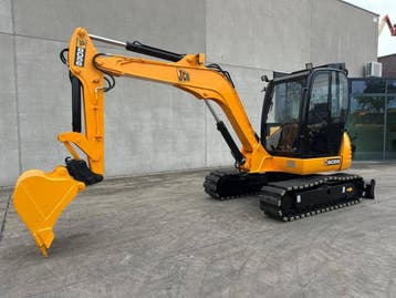 Veiling: Midigraafmachine JCB 8056 Diesel 2010, Ophalen