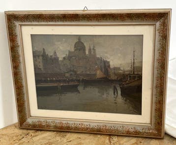 Umberto Levi (1930) - Scorcio Veneziano