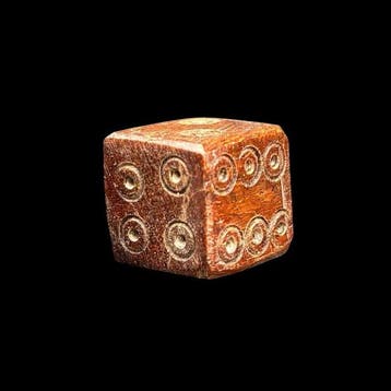 Oud-Romeins, Keizerrijk Been dobbelsteen - Ancient Roman, Antiek en Kunst